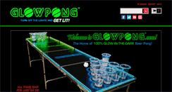 Desktop Screenshot of glowpong.com